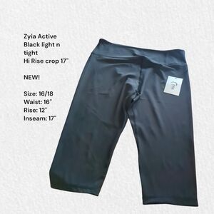 #46 Zyia Active NEW crop leggings